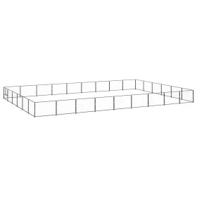 Stahlhütte 54 m² schwarz von vidaXL, Hundehütten und Zäune - Ref: Foro24-3082172, Preis: 507,87 €, Rabatt: %