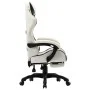 Gaming-Stuhl mit Fußstütze aus schwarzem und weißem Kunstleder von vidaXL, Bürostühle - Ref: Foro24-287995, Preis: 158,44 €, ...