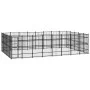 Steel outdoor kennel 36.86 m² by vidaXL, Dog kennels and fences - Ref: Foro24-3097992, Price: 1,00 €, Discount: %