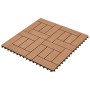 Braune WPC-Verandafliesen, 11 Einheiten, 30 x 30 cm von vidaXL, Böden und Teppiche - Ref: Foro24-41550, Preis: 57,85 €, Rabat...