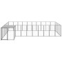 Zwinger schwarz 13,31 m² Stahl von vidaXL, Hundehütten und Zäune - Ref: Foro24-3082238, Preis: 504,68 €, Rabatt: %