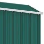 Cobertizo jardín de leña acero galvanizado verde 245x98x159 cm de vidaXL, Cobertizos - Ref: Foro24-46293, Precio: 161,73 €, D...