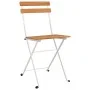 Klappbare Cafeteriastühle, 2 Stück, Stahl und massives Akazienholz von vidaXL, Gartenstühle - Ref: Foro24-319974, Preis: 81,5...