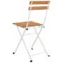 Klappbare Cafeteriastühle, 2 Stück, Stahl und massives Akazienholz von vidaXL, Gartenstühle - Ref: Foro24-319974, Preis: 81,5...