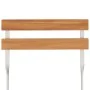 Klappbare Cafeteriastühle, 2 Stück, Stahl und massives Akazienholz von vidaXL, Gartenstühle - Ref: Foro24-319974, Preis: 81,5...