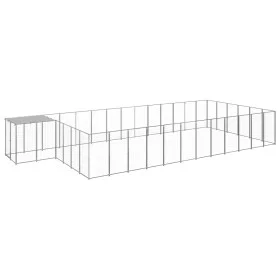 Silberhütte 22,99 m² Stahl von vidaXL, Hundehütten und Zäune - Ref: Foro24-3082223, Preis: 521,01 €, Rabatt: %