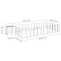 Silberhütte 22,99 m² Stahl von vidaXL, Hundehütten und Zäune - Ref: Foro24-3082223, Preis: 525,21 €, Rabatt: %
