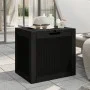 Black polypropylene garden storage box 55.5x43x53 cm by vidaXL, Outdoor storage boxes - Ref: Foro24-364178, Price: 77,11 €, D...