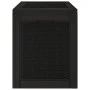 Black polypropylene garden storage box 55.5x43x53 cm by vidaXL, Outdoor storage boxes - Ref: Foro24-364178, Price: 77,11 €, D...