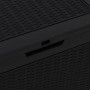 Black polypropylene garden storage box 55.5x43x53 cm by vidaXL, Outdoor storage boxes - Ref: Foro24-364178, Price: 78,63 €, D...