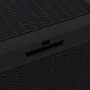 Black polypropylene garden storage box 55.5x43x53 cm by vidaXL, Outdoor storage boxes - Ref: Foro24-364178, Price: 77,11 €, D...