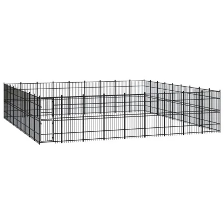 Stahlzwinger für den Außenbereich 74,65 m² von vidaXL, Hundehütten und Zäune - Ref: Foro24-3098007, Preis: 1,00 €, Rabatt: %