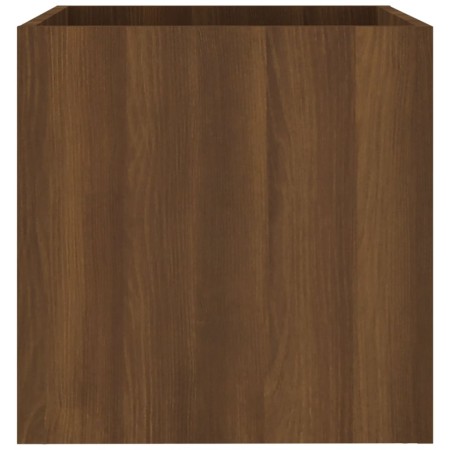 Jardinera de madera contrachapada marrón roble 40x40x40 cm de vidaXL, Maceteros y jardineras - Ref: Foro24-820501, Precio: 36...