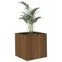Oak brown plywood planter 40x40x40 cm by vidaXL, Pots and planters - Ref: Foro24-820501, Price: 36,26 €, Discount: %