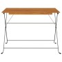 Folding coffee table acacia wood and steel 100x54x71 cm by vidaXL, Garden tables - Ref: Foro24-319971, Price: 89,18 €, Discou...