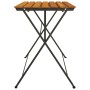 Folding coffee table acacia wood and steel 100x54x71 cm by vidaXL, Garden tables - Ref: Foro24-319971, Price: 89,18 €, Discou...