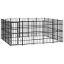 Outdoor steel dog kennel 18.43 m² by vidaXL, Dog kennels and fences - Ref: Foro24-3097983, Price: 954,23 €, Discount: %