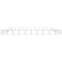 Silberner Zwinger 100 m² Stahl von vidaXL, Hundehütten und Zäune - Ref: Foro24-3082198, Preis: 680,08 €, Rabatt: %