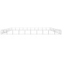 Silberner Zwinger 100 m² Stahl von vidaXL, Hundehütten und Zäune - Ref: Foro24-3082198, Preis: 680,08 €, Rabatt: %