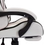 Gaming-Stuhl mit RGB-LED-Leuchten, Kunstleder schwarz und weiß von vidaXL, Bürostühle - Ref: Foro24-288015, Preis: 190,94 €, ...