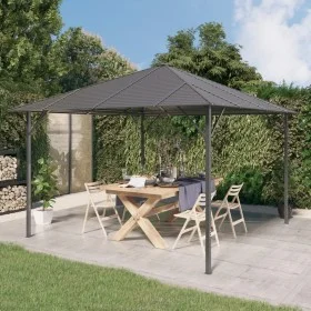 Gazebo with anthracite gray roof 3x3 m by vidaXL, Tents and gazebos - Ref: Foro24-315247, Price: 604,48 €, Discount: %