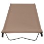 Campingbett Oxford-Stoff und taupefarbener Stahl 180x60x19 cm von vidaXL, Kinderbetten - Ref: Foro24-312482, Preis: 37,75 €, ...