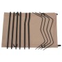 Camping bed Oxford fabric and taupe steel 180x60x19 cm by vidaXL, Cots - Ref: Foro24-312482, Price: 37,75 €, Discount: %
