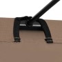 Camping bed Oxford fabric and taupe steel 180x60x19 cm by vidaXL, Cots - Ref: Foro24-312482, Price: 37,75 €, Discount: %