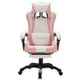 Gaming chair with RGB LED lights pink and white synthetic leather by vidaXL, Office chairs - Ref: Foro24-288014, Price: 195,1...