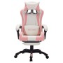 Gaming-Stuhl mit RGB-LED-Lichtern aus rosa und weißem Kunstleder von vidaXL, Bürostühle - Ref: Foro24-288014, Preis: 203,98 €...