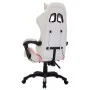 Gaming chair with RGB LED lights pink and white synthetic leather by vidaXL, Office chairs - Ref: Foro24-288014, Price: 195,1...
