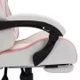 Gaming chair with RGB LED lights pink and white synthetic leather by vidaXL, Office chairs - Ref: Foro24-288014, Price: 195,1...