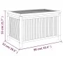 Garten-Aufbewahrungsbox aus Bambus, 90 x 52 x 55 cm von vidaXL, Aufbewahrungsboxen für den Außenbereich - Ref: Foro24-319875,...
