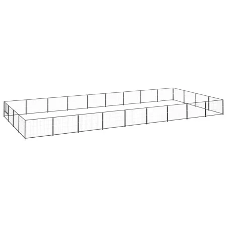 Stahlhütte 36 m² schwarz von vidaXL, Hundehütten und Zäune - Ref: Foro24-3082148, Preis: 441,00 €, Rabatt: %