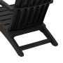 Adirondack Gartenstühle 2 Stück schwarzes Polypropylen von vidaXL, Gartenstühle - Ref: Foro24-364167, Preis: 189,00 €, Rabatt: %