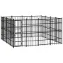 Steel outdoor kennel 14.75 m² by vidaXL, Dog kennels and fences - Ref: Foro24-3097982, Price: 853,73 €, Discount: %