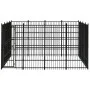 Steel outdoor kennel 14.75 m² by vidaXL, Dog kennels and fences - Ref: Foro24-3097982, Price: 853,73 €, Discount: %