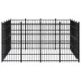 Steel outdoor kennel 14.75 m² by vidaXL, Dog kennels and fences - Ref: Foro24-3097982, Price: 853,73 €, Discount: %