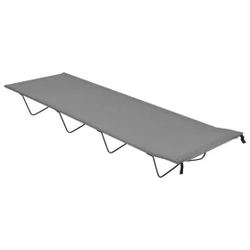 Campingbett Oxford Stoff und grauer Stahl 180x60x19 cm von vidaXL, Kinderbetten - Ref: Foro24-312481, Preis: 41,48 €, Rabatt: %