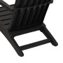 Adirondack Gartenstuhl aus Polypropylen schwarz von vidaXL, Gartenstühle - Ref: Foro24-364165, Preis: 103,52 €, Rabatt: %
