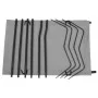 Camping bed made of Oxford fabric and grey steel, measuring 180x60x19 cm. by vidaXL, Cots - Ref: Foro24-312481, Price: 41,48 ...