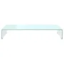 Green glass TV cabinet/monitor riser 80x30x13 cm by vidaXL, TV Furniture - Ref: Foro24-244145, Price: 94,14 €, Discount: %