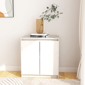 Solid white pine wood auxiliary cabinet 60x36x65 cm by vidaXL, Sideboards - Ref: Foro24-833098, Price: 74,35 €, Discount: %