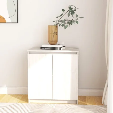Solid white pine wood auxiliary cabinet 60x36x65 cm by vidaXL, Sideboards - Ref: Foro24-833098, Price: 73,39 €, Discount: %