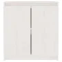 Solid white pine wood auxiliary cabinet 60x36x65 cm by vidaXL, Sideboards - Ref: Foro24-833098, Price: 73,39 €, Discount: %