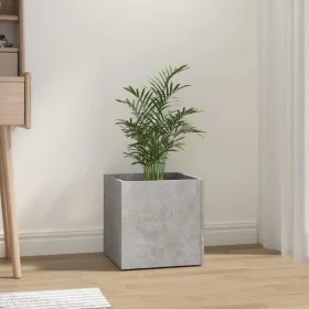 Pflanzgefäß aus grauem Betonsperrholz 40x40x40 cm von vidaXL, Töpfe und Pflanzgefäße - Ref: Foro24-808796, Preis: 39,26 €, Ra...