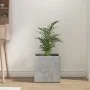 Wooden planter in gray concrete plywood 40x40x40 cm by vidaXL, Pots and planters - Ref: Foro24-808796, Price: 39,26 €, Discou...