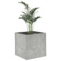 Pflanzgefäß aus grauem Betonsperrholz 40x40x40 cm von vidaXL, Töpfe und Pflanzgefäße - Ref: Foro24-808796, Preis: 39,95 €, Ra...