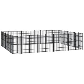 Steel outdoor kennel 58.06 m² by vidaXL, Dog kennels and fences - Ref: Foro24-3098002, Price: 1,00 €, Discount: %