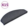 Treppenstufenmatten 15 Stück grau und blau 65x24x4 cm von vidaXL, Treppenmatten - Ref: Foro24-322365, Preis: 50,49 €, Rabatt: %